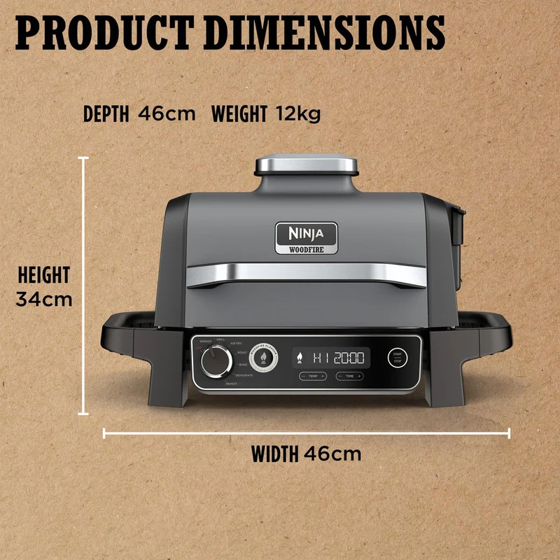 گریل نینجا مدل OG701 چند کاره با بدنه استیل