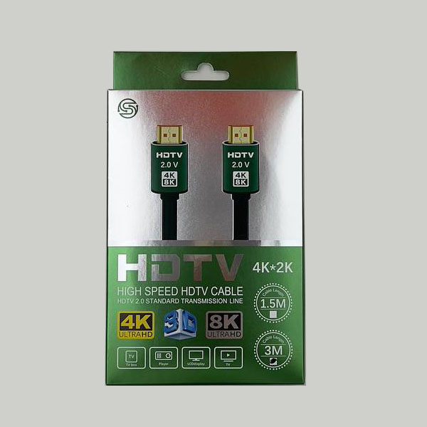 کابل HDMI 4K جلد سبز 3 متری