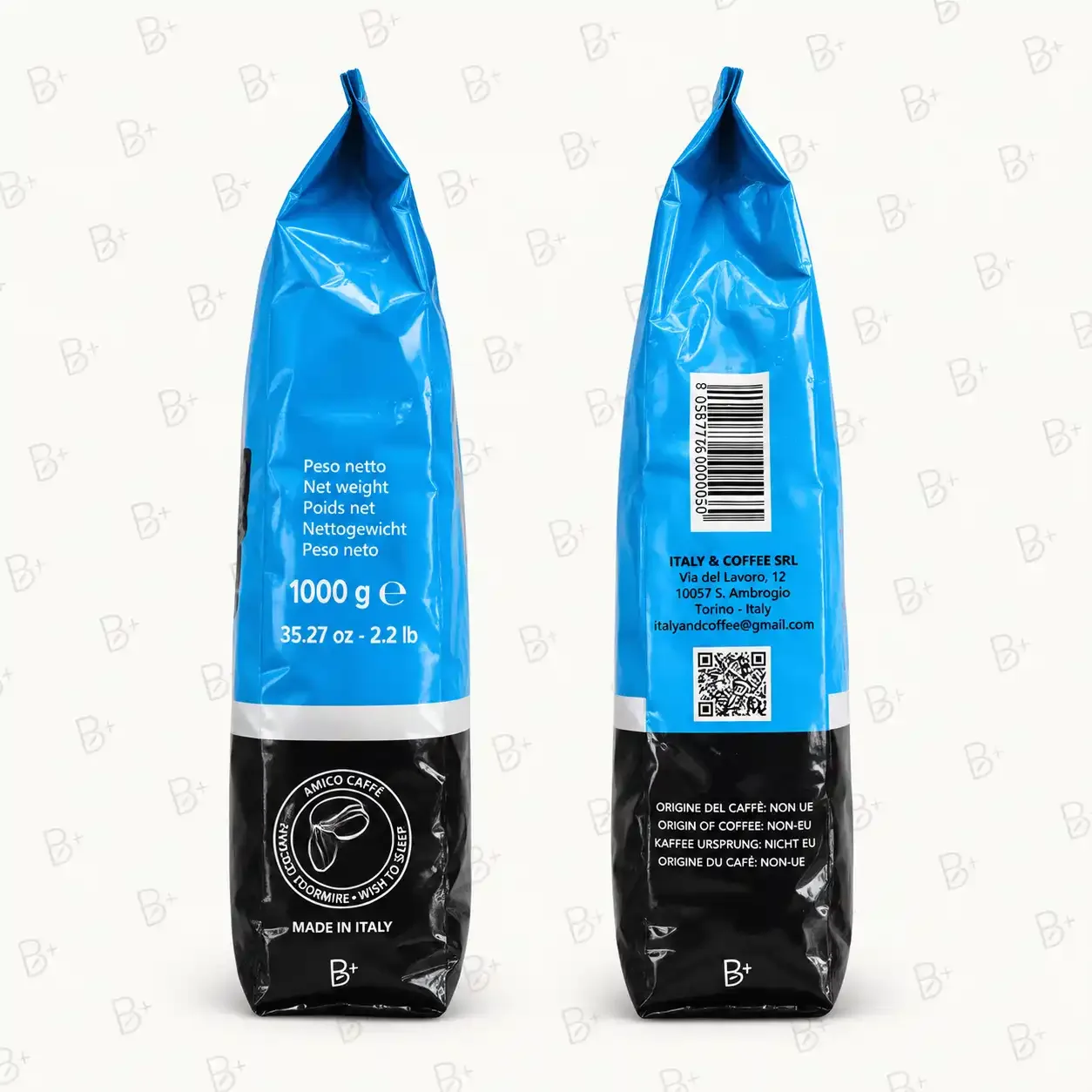 دانه قهوه امیکو کوالیتا بلو Amico Qualità Blu ۱ کیلوگرم
