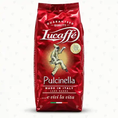دانه قهوه لوکافه جوکر قرمز مدل Pulcinella یک کیلوگرم