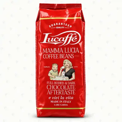 دانه قهوه لوکافه ماما لوچیا Lucaffè Mamma Lucia ۱ کیلوگرم