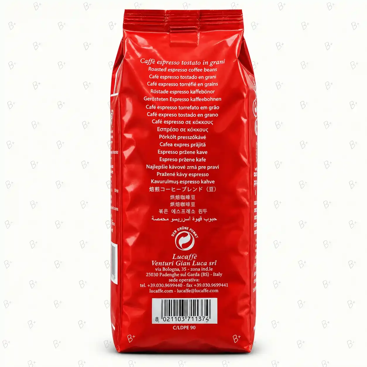 دانه قهوه لوکافه پیکولو و دولچه Lucaffè Piccolo & Dolce ۱ کیلوگرم