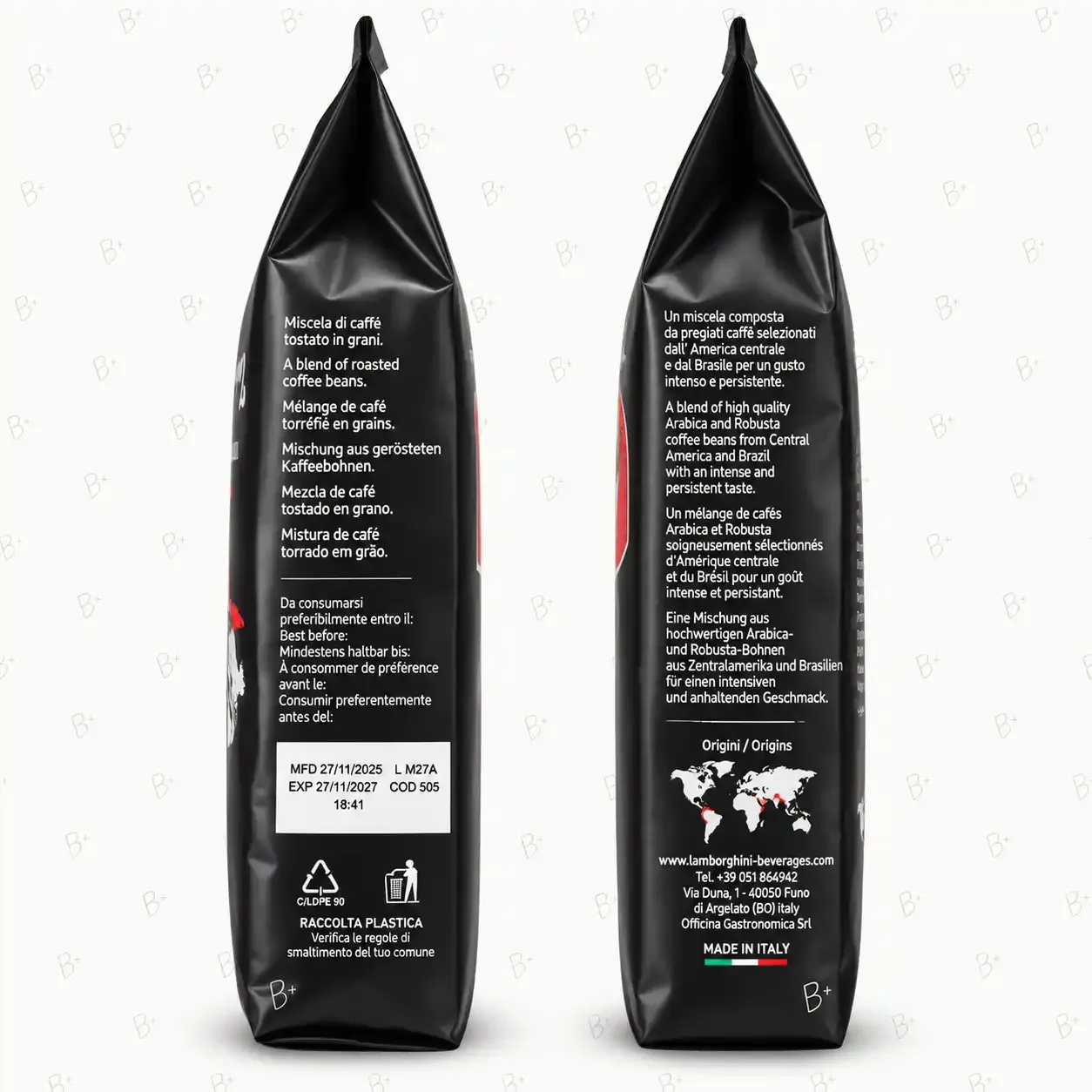 دانه قهوه تونینو لامبورگینی رد بلند Tonino Lamborghini Red Blend ۱ کیلوگرم